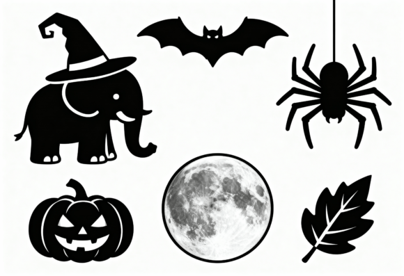 Download Cute Halloween Elements Clipart Bundle - Premium Bundle