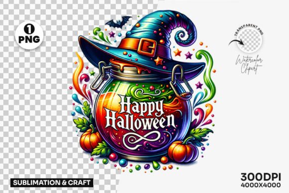 Download Happy Halloween Potion Cauldron Clipart - Cauldron Collection