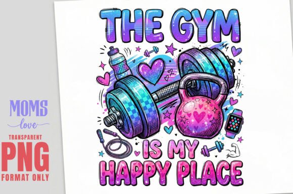 Download The Gym is My Happy Place PNG - Gym Collection