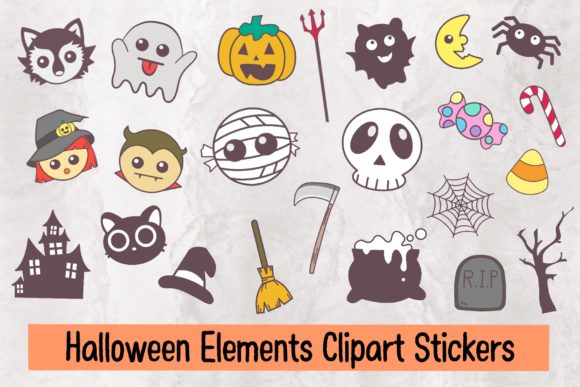 Download Halloween Elements Clipart - Halloween elements clipart Collection